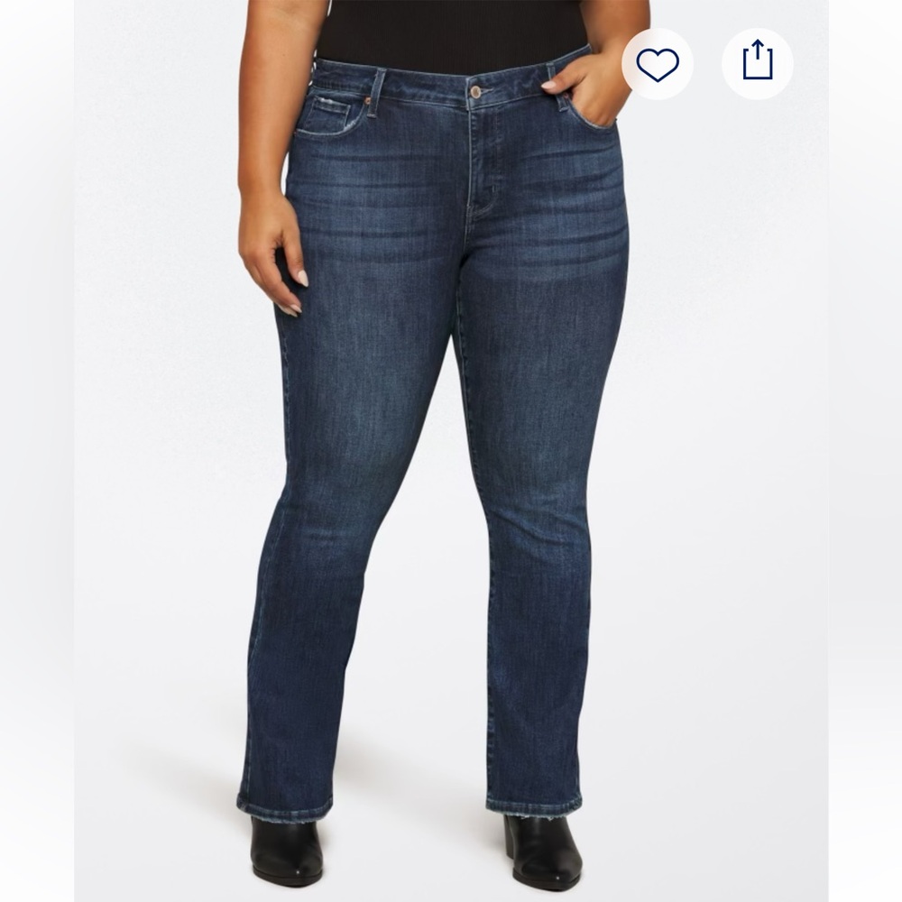NWT Bootcut Women's Blue Jeans Long inseam